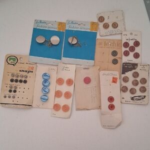 Vintage Button Collection in Assorted Colors